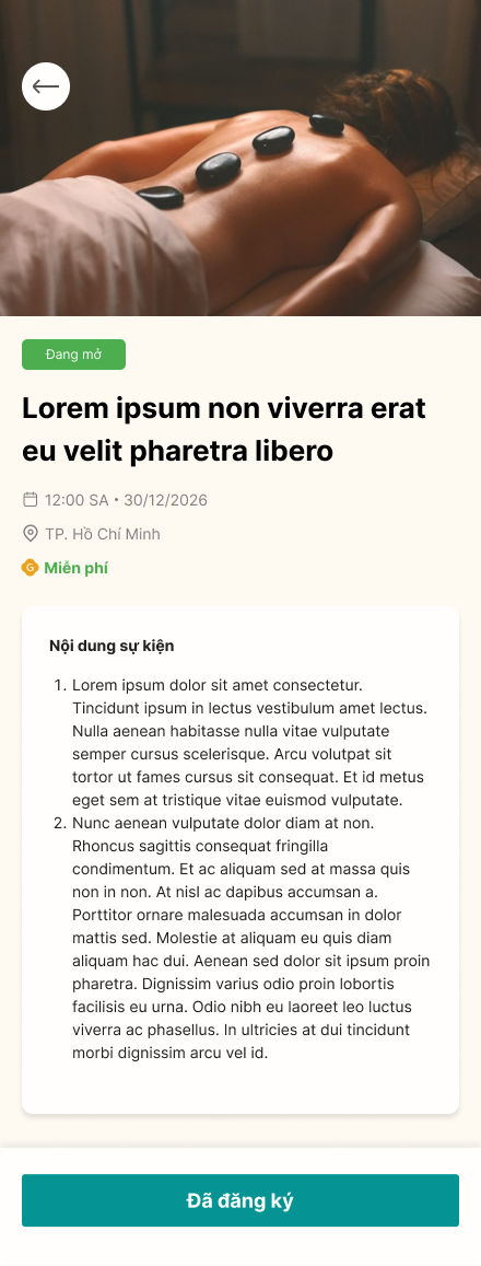 Chi tiết Sự kiện