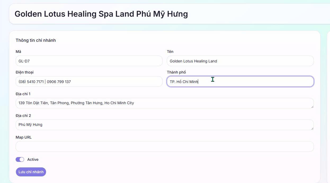 Feedback Select Tỉnh Thành