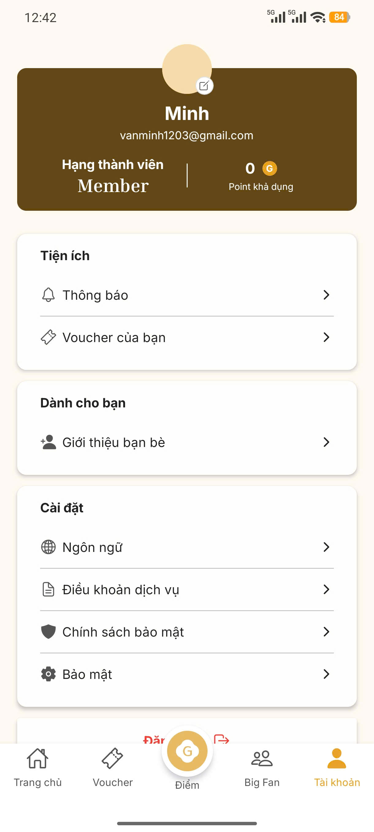 Lỗi hiển thị hạng thành viên mặc định