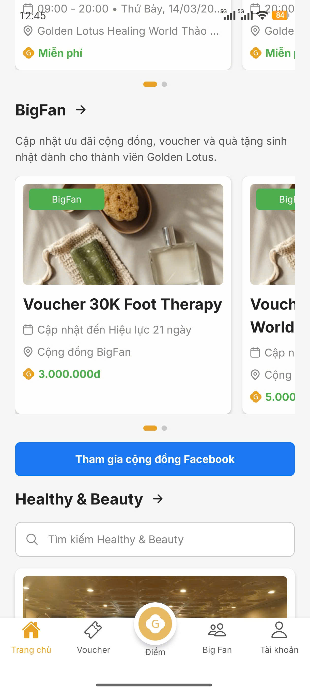 Thanh Tìm Kiếm "Healthy &amp; Beauty"